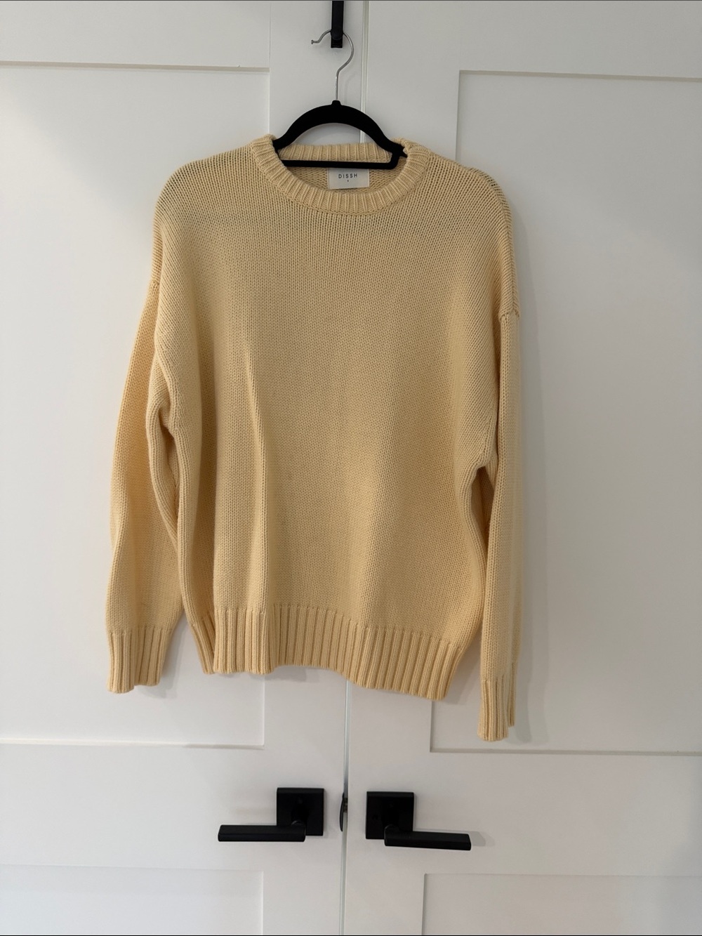 DISSH Cream Crew Neck Sweater
